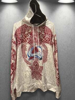 Colorado Avalanche NHL Norse Viking Shield Custom 3D Sublimation Hoodie